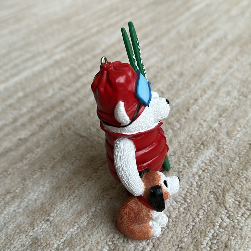 Dayton Hudson Santabear Ornament 2004 Skiing Santa Bear Marshall Fields - Picture 10 of 16